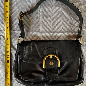 Coach Madison Taylor Gathered Leather Satchel Bag w/ 9 inch drop